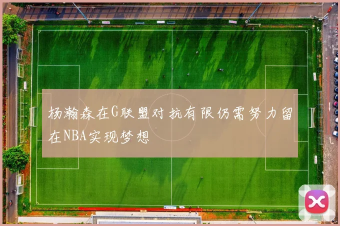 杨瀚森在G联盟对抗有限仍需努力留在NBA实现梦想
